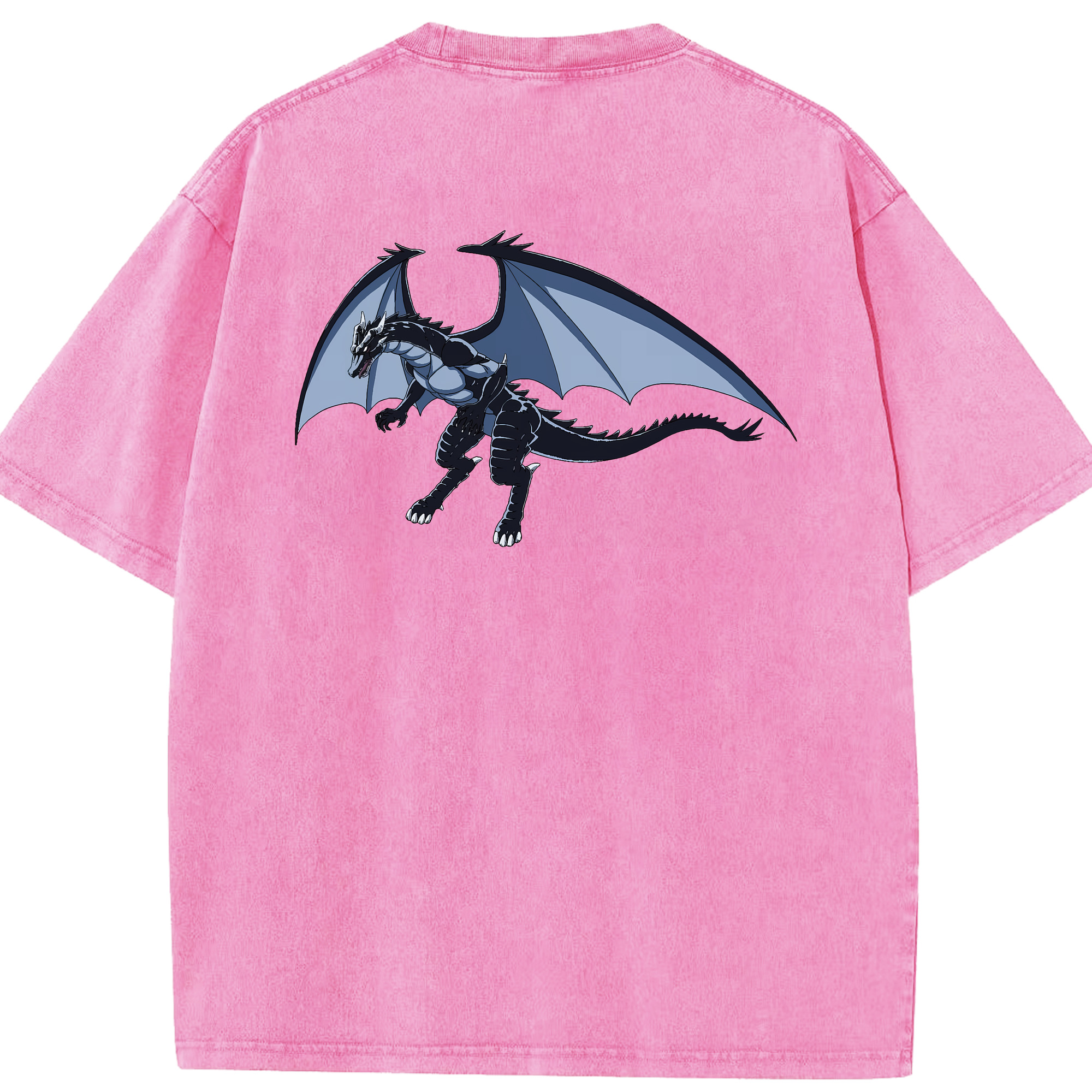 （画像用） 転スラ Regarding Reincarnated to Slime 綿100% ヴィンテージ風 半袖Tシャツ（背面プリント）